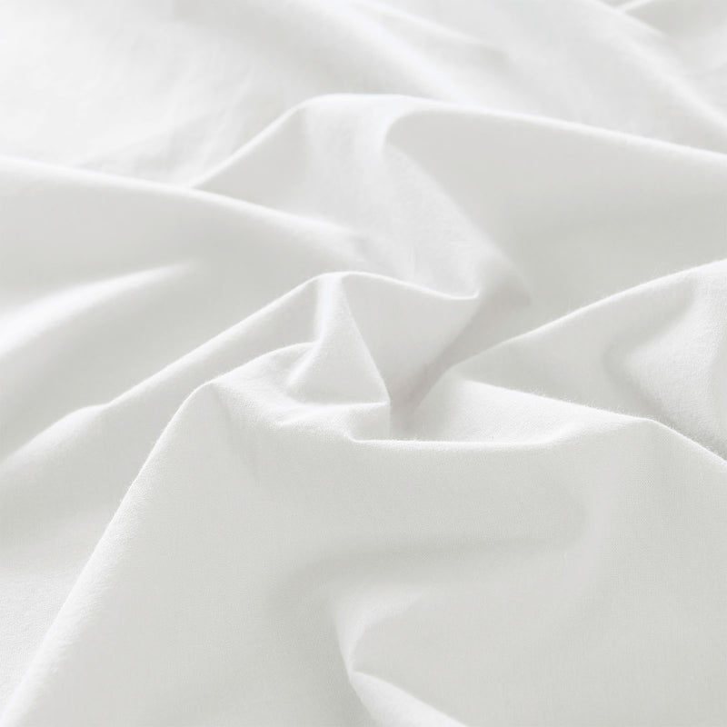 Royal Comfort Vintage Washed 100% Cotton Sheet Set King - White-1951134889655013382