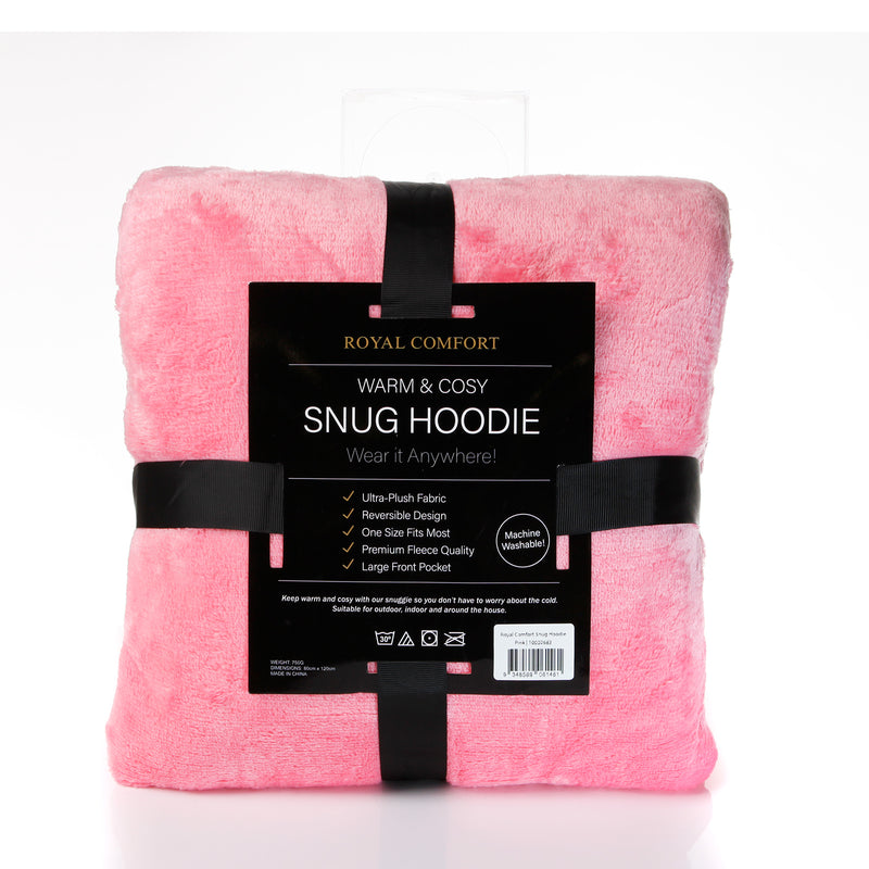 Royal Comfort Snug Hoodie - Pink-1951134893354389508