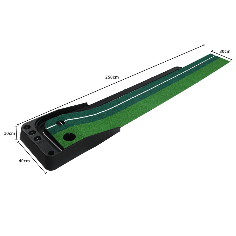 Centra Golf Putting Mat 250cmx40cm Portable-1954802719059480578