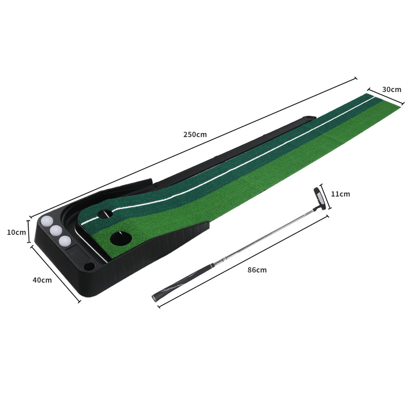 Centra Golf Putting Mat 250cmx40cm Portable-1954802718887514114
