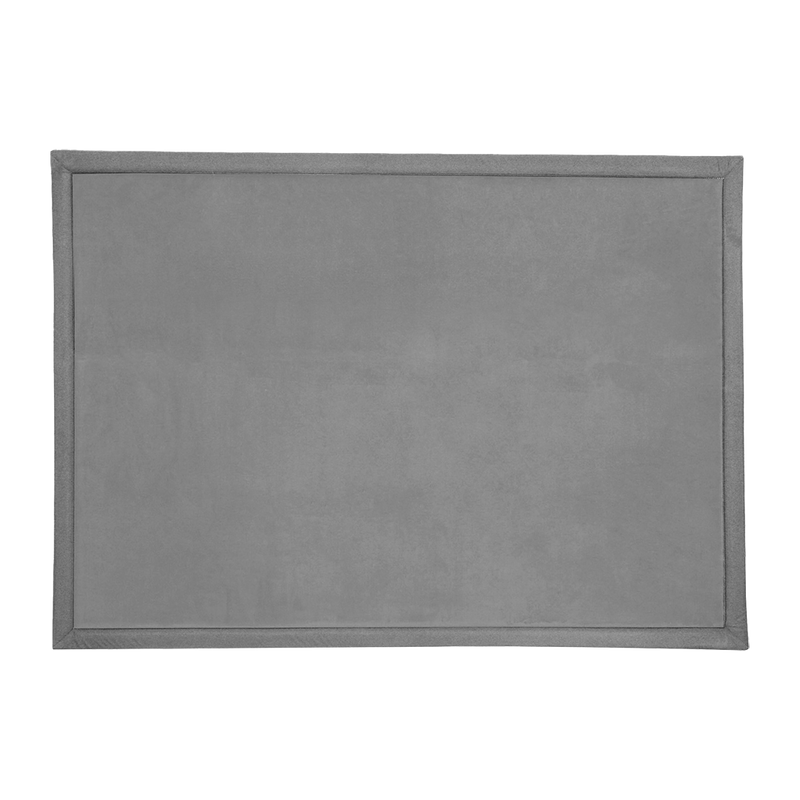 Marlow Coral Velvet Area Rugs Large Mat 150x200cm Grey-1954802461982199816