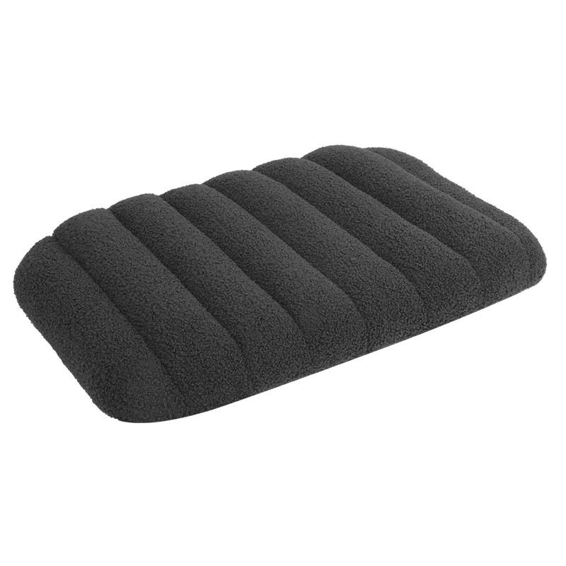 Pawz M Size Orthopedic Dog Bed with Sherpa Plush Removable Cover in Grey-1954802482035167240