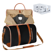 Slimbridge Garment Bags 2 in 1 Hanging Suit Bag Black-1954802452280774664