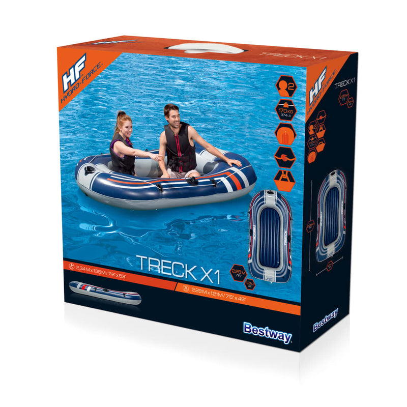 vidaXL Bestway Hydro-Force Inflatable Boat "Treck X1" 228x121 cm 61064