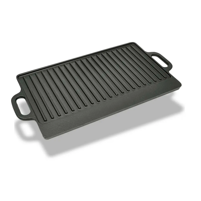 Grill Platter Cast Iron Reversible 50x23 cm
