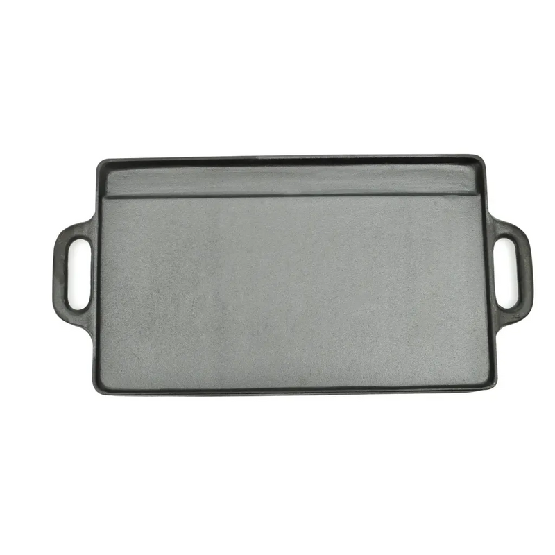 Grill Platter Cast Iron Reversible 50x23 cm