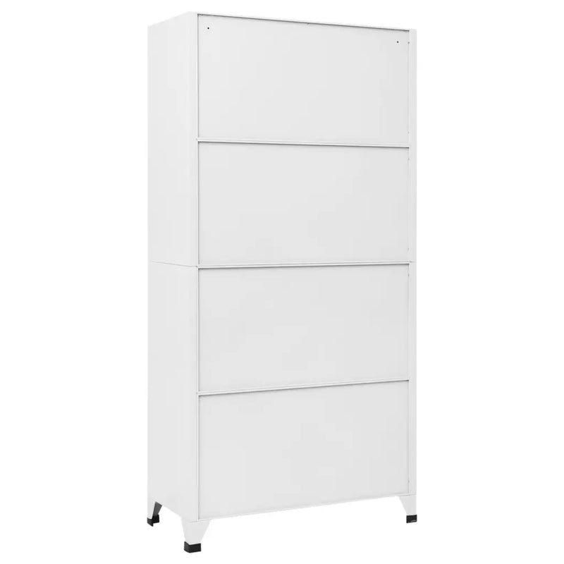 Locker Cabinet with 9 Compartments Steel 90x45x180 cm Grey