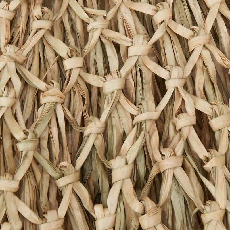 vidaXL Bamboo Garden Parasol with Banana Leaf Roof 210 cm