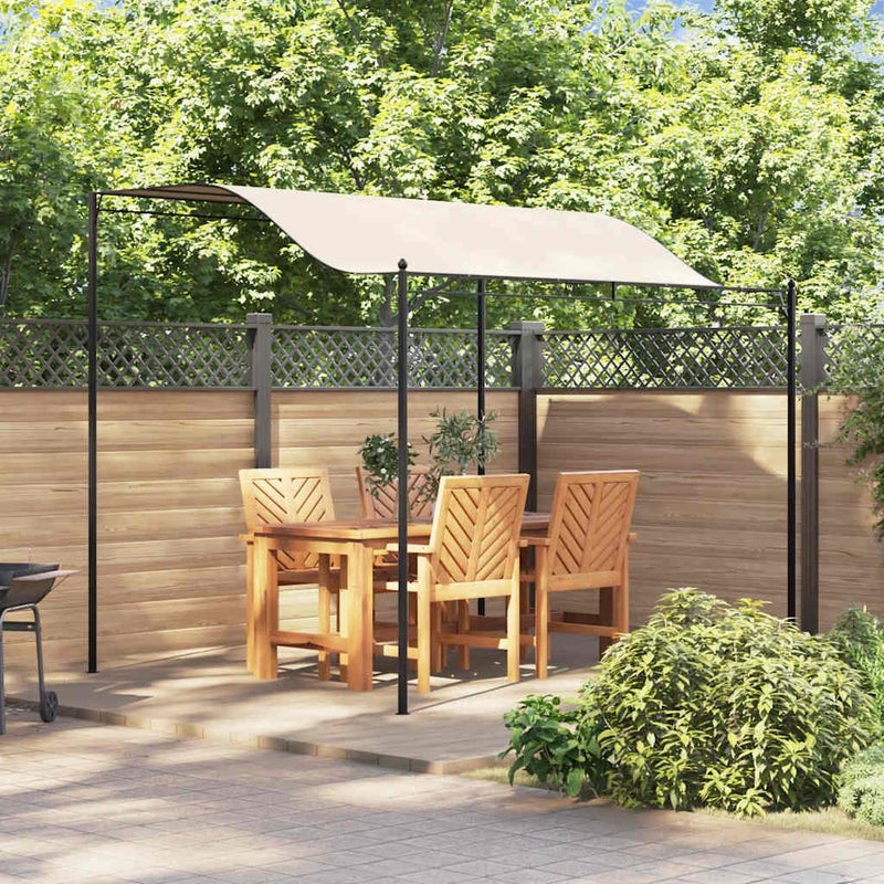 vidaXL Gazebo Fabric Cream White