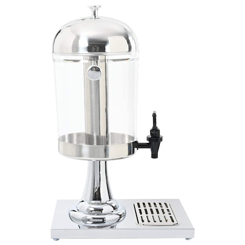 vidaXL Juice Dispenser Stainless Steel 8 L