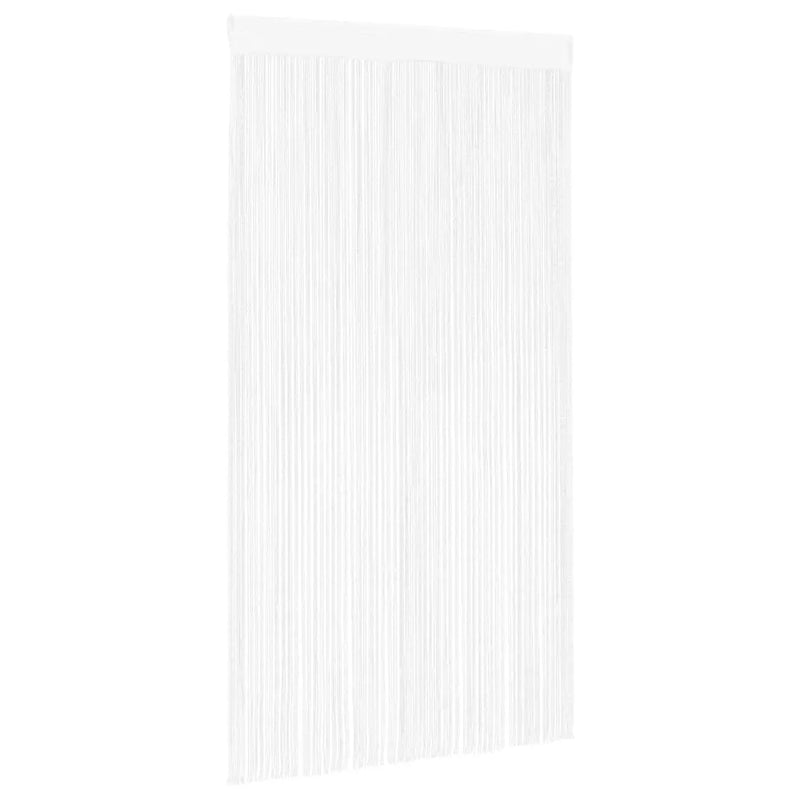 String Curtains 2 pcs 100x250 cm White