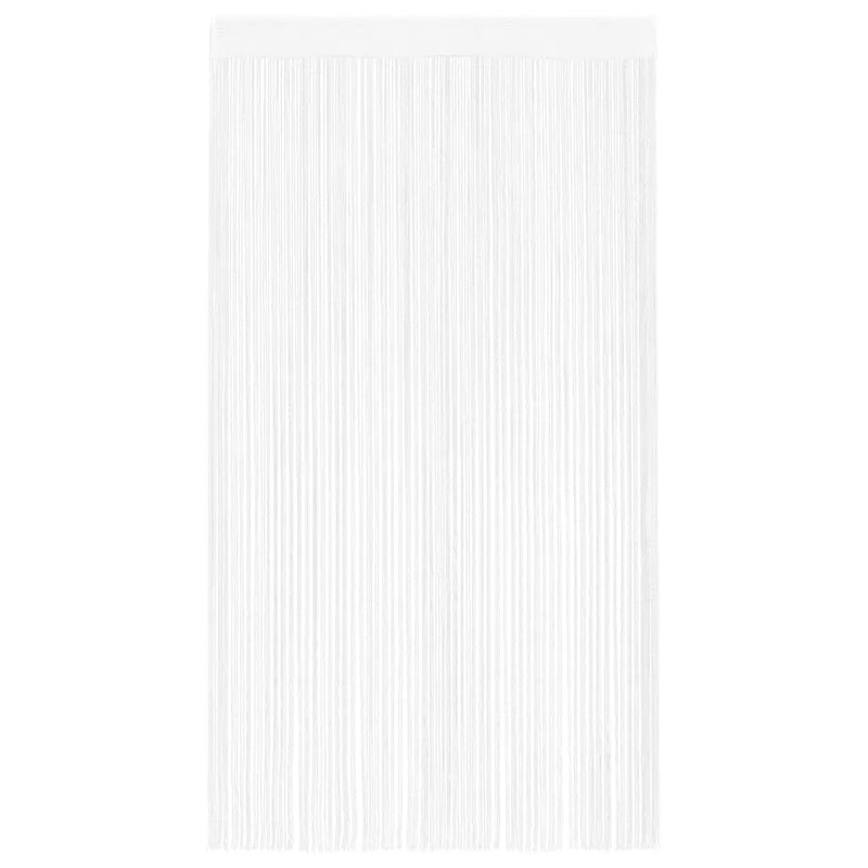 String Curtains 2 pcs 100x250 cm White