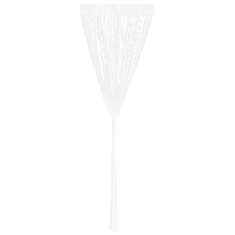 String Curtains 2 pcs 100x250 cm White