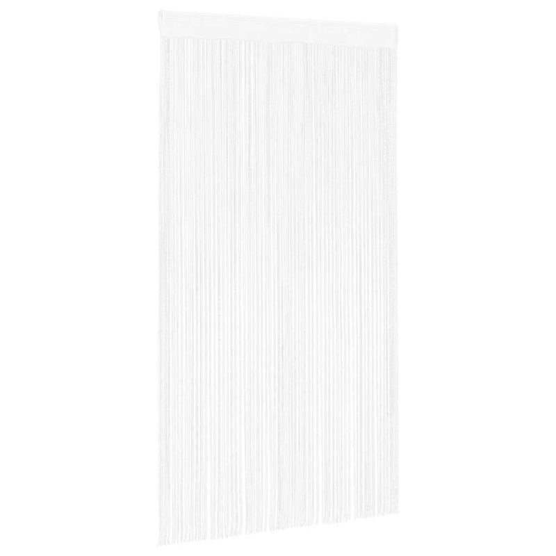 vidaXL String Curtains 2 pcs 140x250 cm White