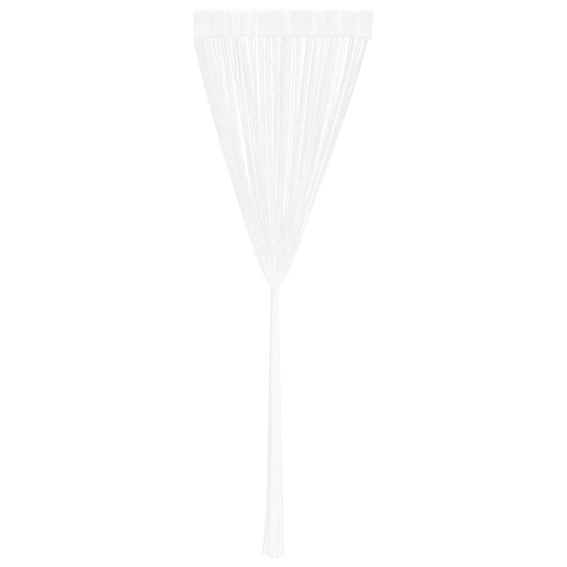 vidaXL String Curtains 2 pcs 140x250 cm White