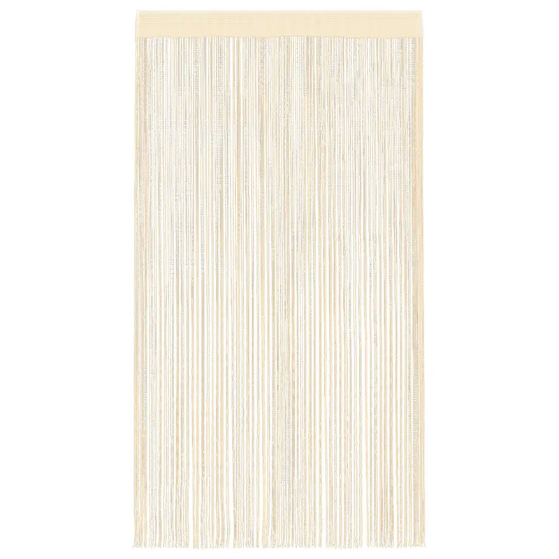String Curtains 2 pcs 140x250 cm Cream