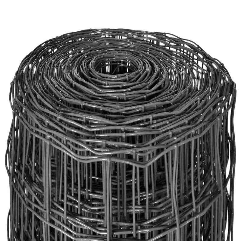 Euro Fence Steel 10x1 m Grey