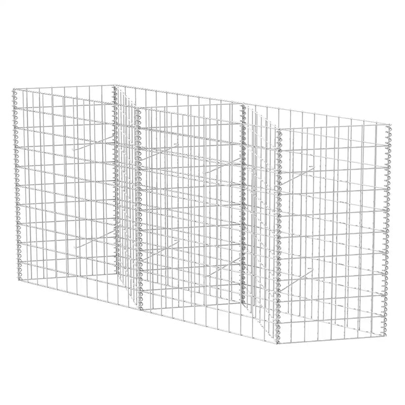 Gabion Basket Galvanised Steel 120x30x100 cm