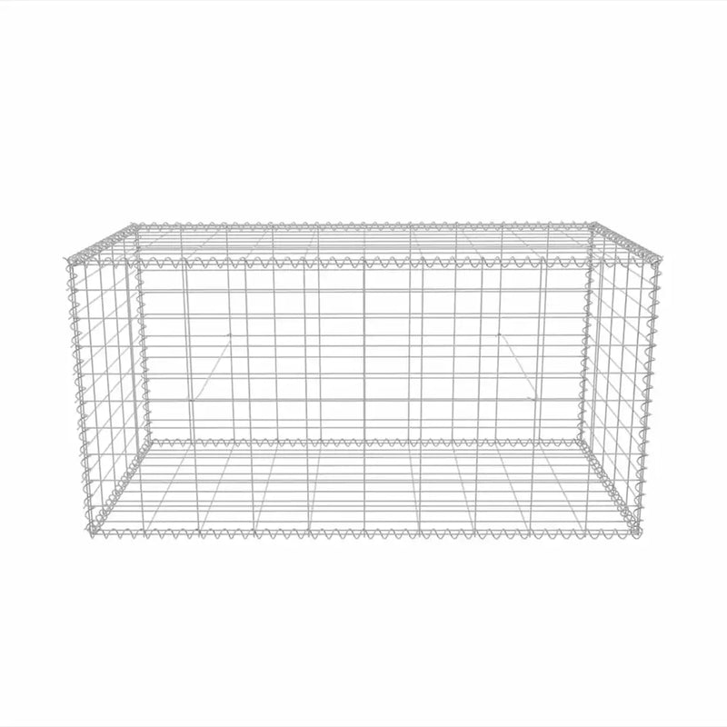 Gabion Basket Galvanised Steel 100x50x50 cm