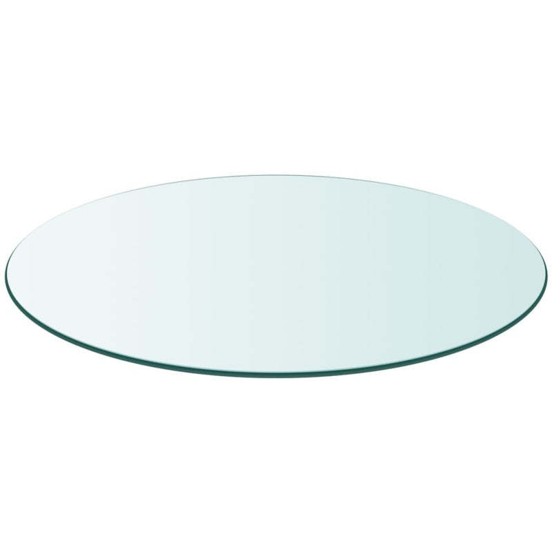 vidaXL Table Top Tempered Glass Round 300 mm