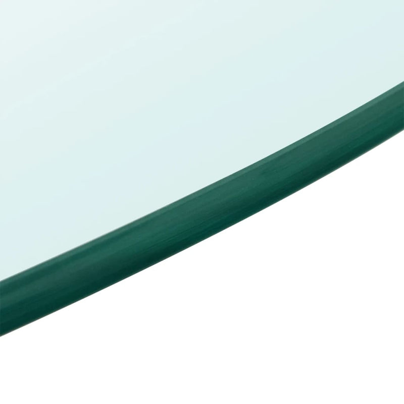 vidaXL Table Top Tempered Glass Round 400 mm