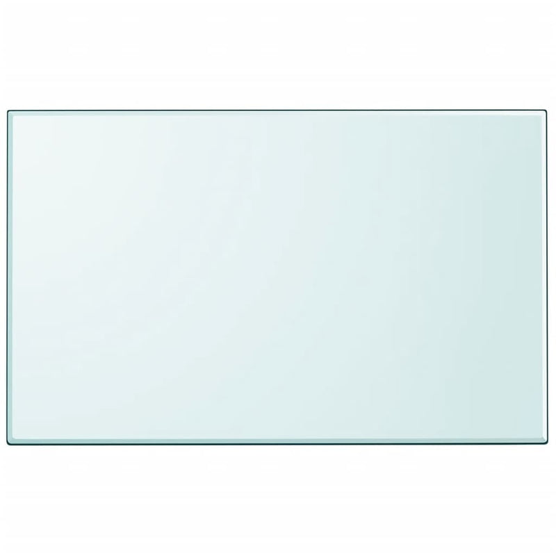 vidaXL Table Top Tempered Glass Rectangular 1000x620 mm