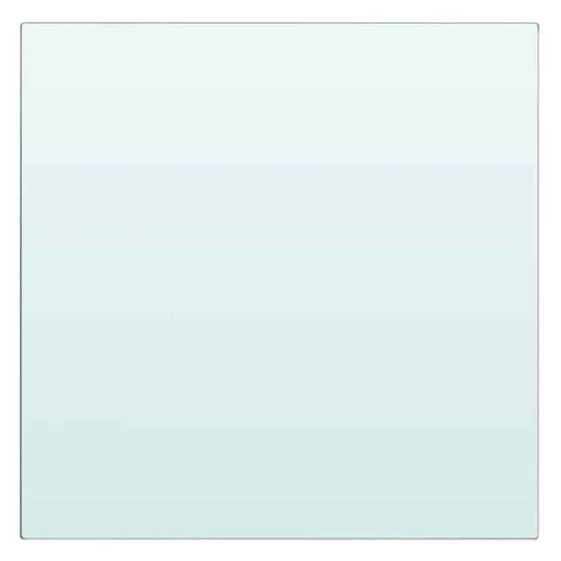 vidaXL Shelf Panel Glass Clear 30x30 cm