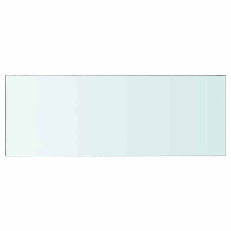vidaXL Shelf Panel Glass Clear 80x30 cm