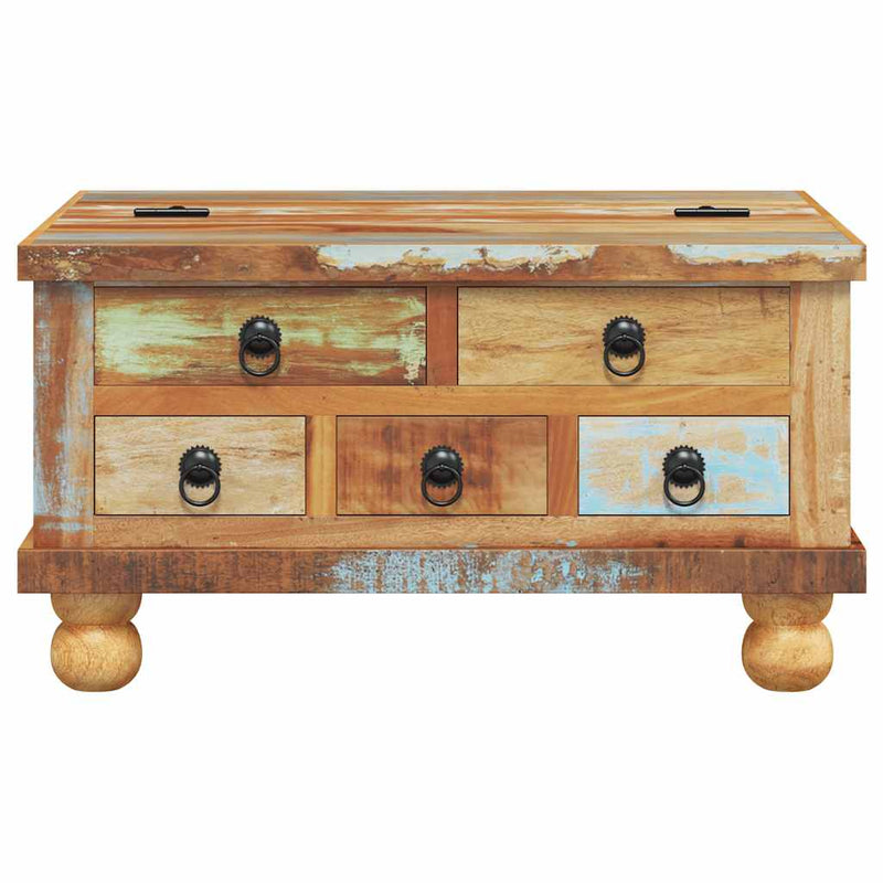 Coffee Table Reclaimed Wood 70x70x38 cm