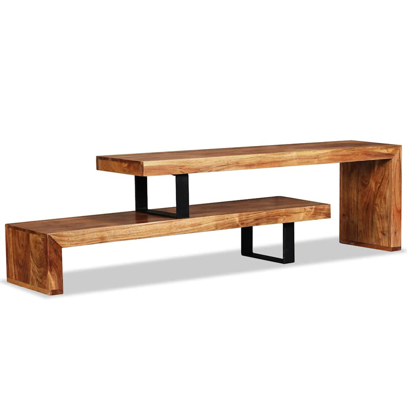 vidaXL TV Stand Solid Acacia Wood
