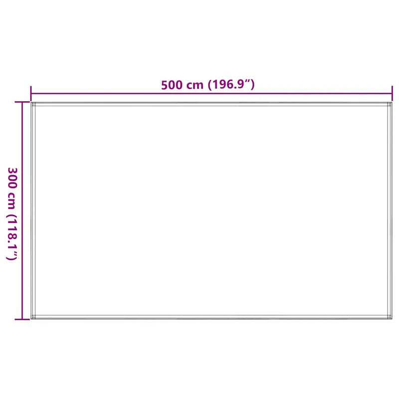 Tent Carpet 300x500 cm Anthracite
