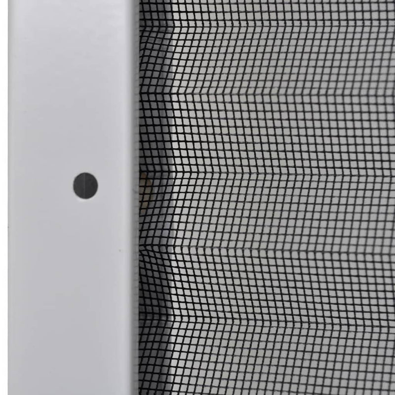 vidaXL Plisse Insect Screen for Windows Aluminium 80x100 cm