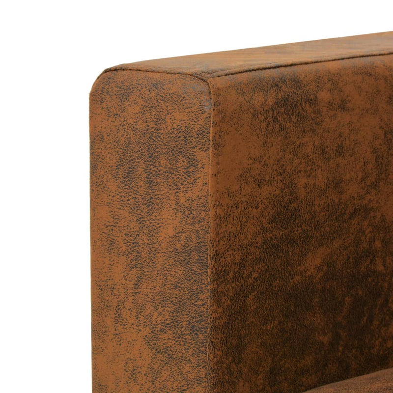 vidaXL 2-Seater Sofa 137x73x82 cm Artificial Suede Leather