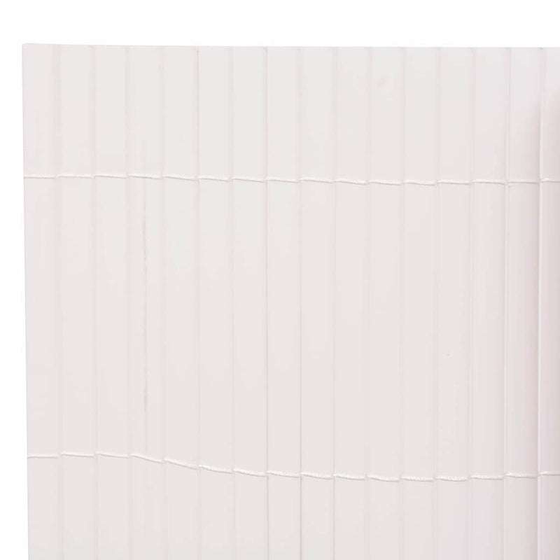 Double-Sided Garden Fence 90x300 cm White
