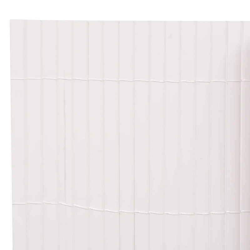 Garden Fence White 150 x 500 cm PVC