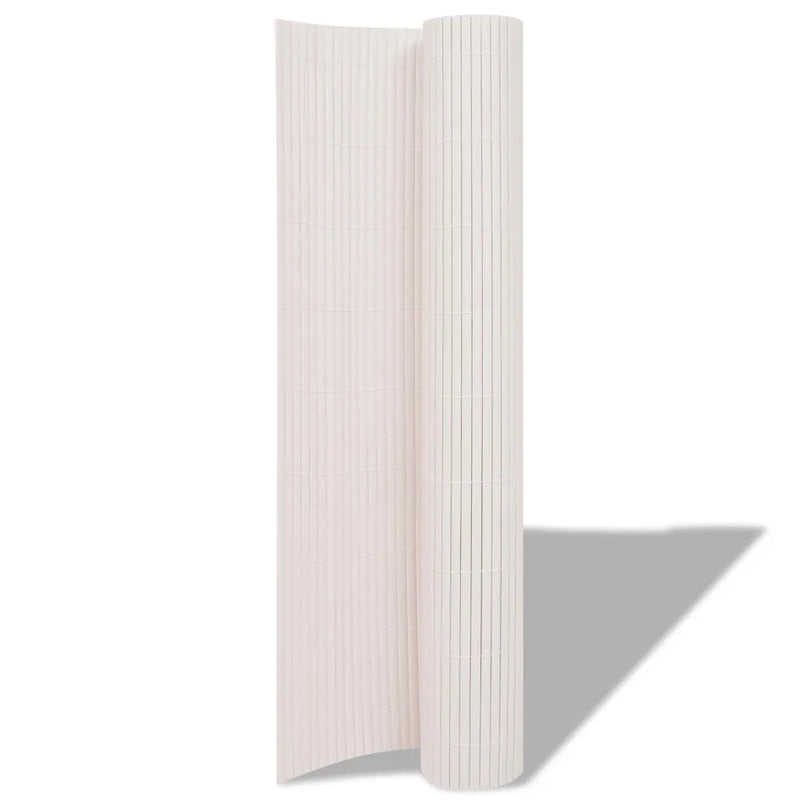 Garden Fence White 150 x 500 cm PVC