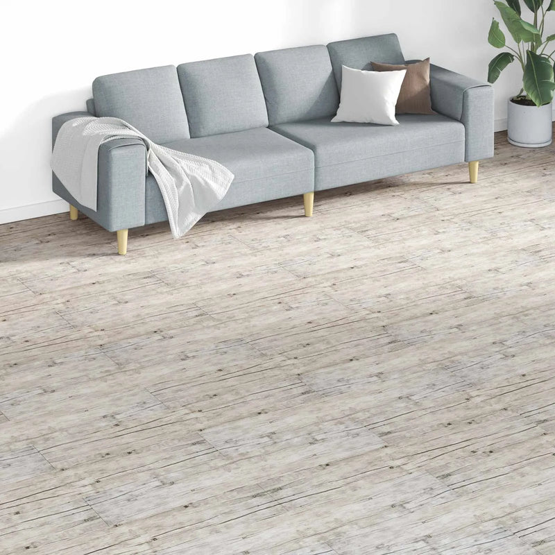 Flooring Planks 18 pcs Grey 5.26 m�� PVC