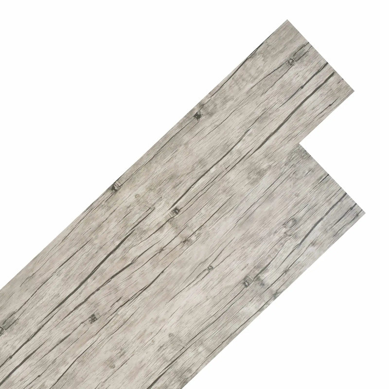 Flooring Planks 18 pcs Grey 5.26 m�� PVC