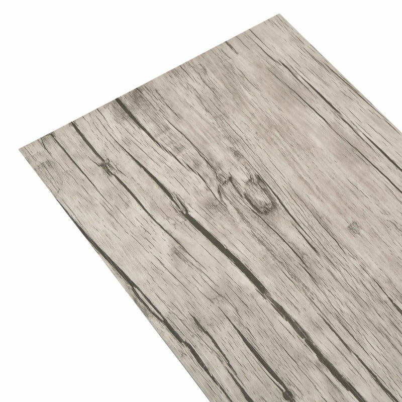 Flooring Planks 18 pcs Grey 5.26 m�� PVC