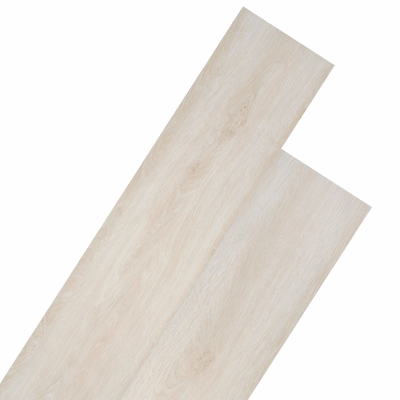 Flooring Planks 18 pcs White 5.26 m�� PVC