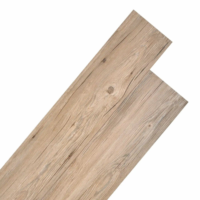 Flooring Planks 18 pcs Brown 5.26 m�� PVC
