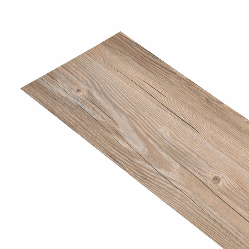 Flooring Planks 18 pcs Brown 5.26 m�� PVC