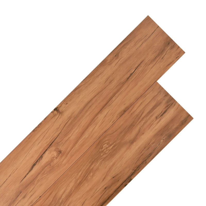 Flooring Planks 18 pcs Brown 5.26 m�� PVC