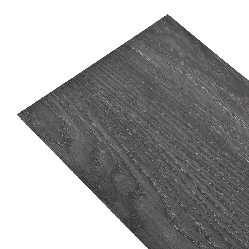 Flooring Planks 18 pcs Black and White 5.26 m�� PVC
