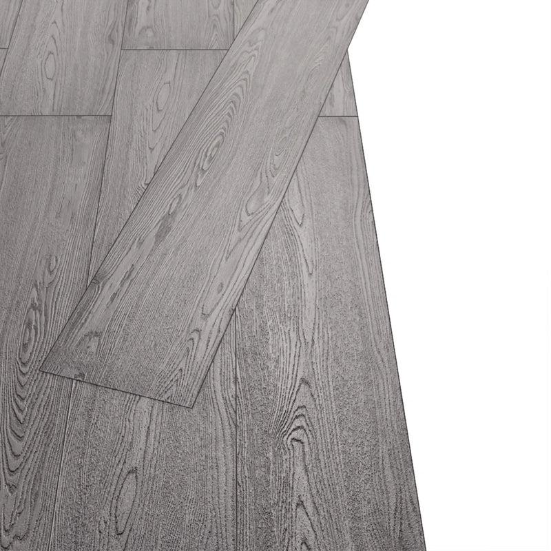 Flooring Planks 18 pcs Dark Grey 5.26 m�� PVC