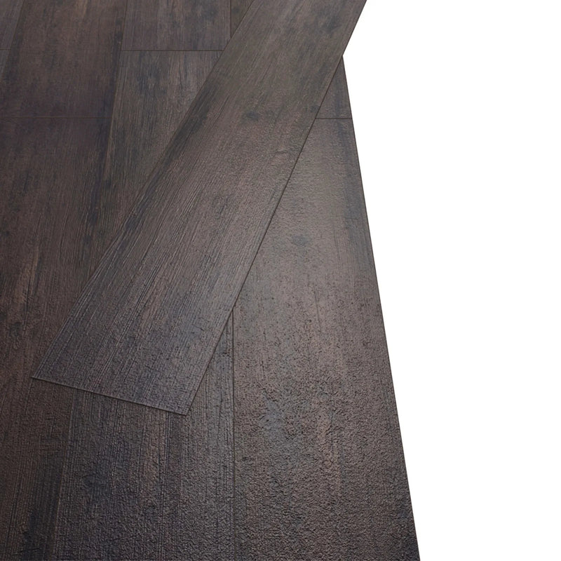 Flooring Planks 18 pcs Dark Grey 5.26 m�� PVC