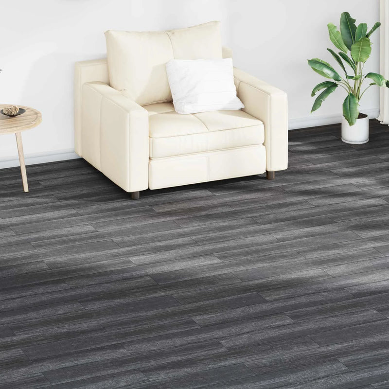 Flooring Planks 36 pcs Black and White 5,02 m�� PVC