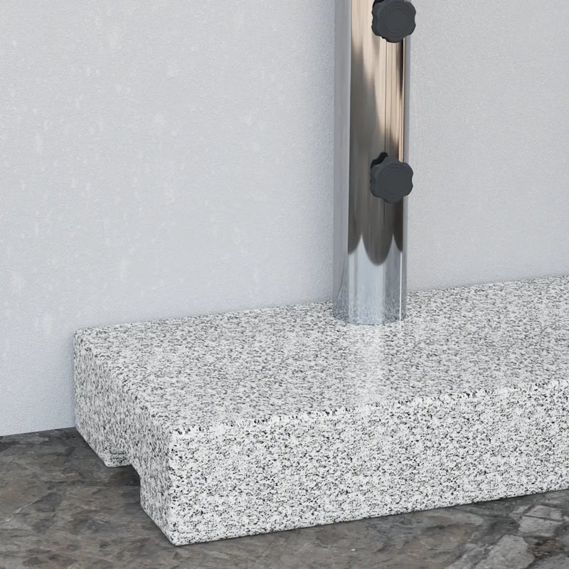 Parasol Base Granite Rectangular 25 kg