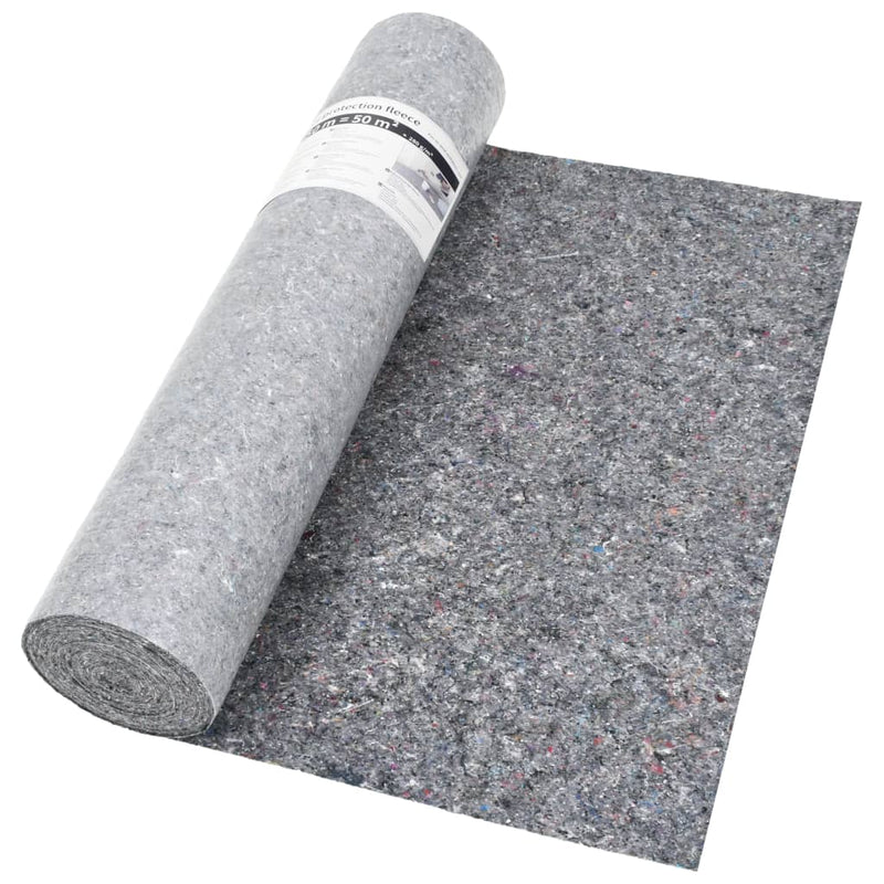 vidaXL Non-slip Painter Fleece 50 m 280 g/m² Grey