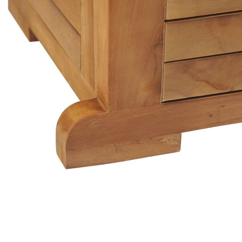 Folding Bar Table 155x53x105 cm Solid Teak Wood
